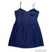 J. Crew Dresses | J. Crew Navy & Pink Polkadots Print Spaghetti Strap Dress Size 14 W/ Pockets! | Color: Blue/Pink | Size: 14