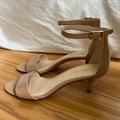 Nine West Shoes | High Heel Sandals In Nude | Color: Cream | Size: 5