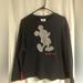 Disney Other | Disney Crew Neck Mickey Mouse Sequence Silhouette Size Small | Color: Black | Size: Small