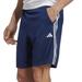 Adidas Shorts | Adidas Men's Blue Train Essentials Classic-Fit Aeroready 3-Stripes 10" Shorts | Color: Blue | Size: L