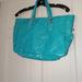 Coach Bags | Coach Signature C Ocean Blue Plastic Large Shoulder Bag Retired | Color: Blue | Size: Large