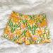 Lilly Pulitzer Shorts | Lilly Pulitzer Yellow Flower Callahan 5" Shorts | Color: Green/Yellow | Size: 0