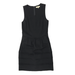 Madewell Dresses | Madewell Black Stretch Knit Sleeveless Raw Edge A-Line Mini Dress Size S | Color: Black | Size: S