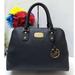 Michael Kors Bags | Michael Kors Black Saffiano Leather Top Handle Satchel Bag Purse $398 | Color: Black | Size: Os