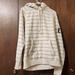 American Eagle Outfitters Shirts | American Eagle Outfitters Hooded Sweatshirt Size L | Color: Cream/Gray | Size: L
