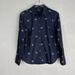 J. Crew Tops | J. Crew Women's Size 8 Slim Long Sleeve Button Down Navy Embroidered Scottie Dog | Color: Blue | Size: 8