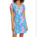 Lilly Pulitzer Dresses | Lilly Pulitzer Beat The Heat Brewster Mini Shift Dress Sz S Pineapple Print | Color: Blue/Pink | Size: S