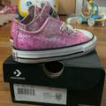 Converse Shoes | Glitter Pink, Converse All Star Shoes | Color: Pink/White | Size: 5bb