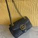 Gucci Bags | Authentic Gucci Marmont Small Shoulder Bag 10.2inch Wide X 5.9inch Wide High. | Color: Black | Size: Os