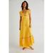 Free People Dresses | Free People Moonlight Ocean Maxi Dress | Color: Yellow | Size: M