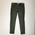 Free People Jeans | Free People Vintage Wash Olive Skinny Jeans 25 | Color: Green | Size: 25