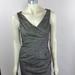 Michael Kors Dresses | Michael Kors Dress, Italy, Pinpoint Detail, Wool/Silk, Tailored, Appx Sz Us 4 | Color: Black/Gray | Size: S