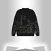 Louis Vuitton Sweaters | Louis Vuitton Music Line Embroidered Crewneck | Color: Black | Size: L