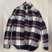 American Eagle Outfitters Other | American Eagle Navy Blue/Red/White Flannel | Color: Blue/White | Size: Medium