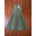 Anthropologie Dresses | Anthropologie Tylho 11.1 Green Polka Dot Pinup Girl Sleeveless Retro Dress Med | Color: Green/White | Size: M