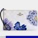 Coach Bags | Coach Large Kaffe Fassett Print Leather Wristlet | Color: Blue/White | Size: 7 3/4" (L) X 4 3/4" (H) X 1/2" (W)