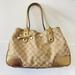 Gucci Bags | Gucci Bag Tote Handbag Monogram Princeton Gold Double Handle 14 Inches Canvas | Color: Gold | Size: Os