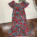 Lularoe Dresses | Lularoe Cici Dress | Color: Blue/Red | Size: Xxs