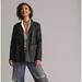 Anthropologie Jackets & Coats | Blanknyc | Faux Leather Double Breasted Blazer | Nwt | Color: Black | Size: Various