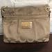 Coach Bags | Coach Poppy Signature Beige And Gold Bag | Color: Gold/Tan | Size: Os