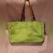 Coach Bags | Coach Rare Green Suede/Nubuck Large Womens Tote Shoulder Purse | Color: Green | Size: Os