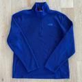 The North Face Sweaters | Euc Mens The North Face Quarter Zip Fleece Pullover - Royal Blue, Size M | Color: Blue | Size: M