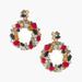 J. Crew Jewelry | J. Crew Colorful Wreath Statement Earrings | Color: Pink/White | Size: Os
