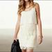 American Eagle Outfitters Dresses | American Eagle Fringe Dress, Cream, Sleeveless, Size: 00, Euc! | Color: Cream/White | Size: 00