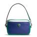 Coach Bags | Coach French Blue Colorblock Park East West Pouch | Color: Blue/Green | Size: Small