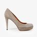 Gucci Shoes | Gucci Kid Scamosciato Brown Suede Platform Heels | Color: Gray/Tan | Size: 6.5