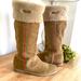 J. Crew Shoes | J. Crew Camel Brown Suede Winter Boots Size 9 | Color: Brown/Tan | Size: 9