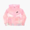 Nike Jackets & Coats | Girls Nike Pink Sky-Dye Windrunner Jacket In Arctic Pink | Color: Pink/White | Size: 12g