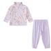 Adidas Matching Sets | Adidas Baby Girls 2-Pc. Pant Set Size 3months Color - White Purple | Color: Purple/White | Size: 3mb