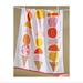 Anthropologie Kitchen | Anthropologie Nwt Flavors Of Summer Ice Cream Dish Towel; Cotton, Vibrant & Fun | Color: Pink/White | Size: 28” X 21”