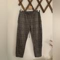 Anthropologie Pants & Jumpsuits | Anthropologie Plaid Printed Trouser Pants | Color: Black/Red | Size: Xs