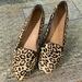 J. Crew Shoes | J.Crew “Cora” Women's Calf Hair Leopard Print Loafers Flats Size 8.5 Style E1341 | Color: Black/Brown | Size: 8.5