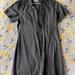 Madewell Dresses | Madewell Black Button Up Tshirt Dress | Color: Black | Size: L