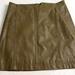 Free People Skirts | Free People Modern Femme Olive Mini Skirt | Color: Brown/Green | Size: 6