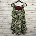 Anthropologie Dresses | Anthropologie Moulinette Soeurs 100% Silk Floral Tiered Ruffle Tank Dress | Color: Red/Tan | Size: 2