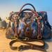 Dooney & Bourke Bags | Gorgeous Vintage Leather Dooney And Bourke Brown Leather Trimmed Handbag | Color: Brown | Size: Os