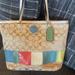 Coach Bags | Guc Coach Patchwork Handbag | Color: Tan | Size: Os