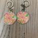 Lilly Pulitzer Accessories | 2 Lilly Pulitzer Keychains One Nwot The Other Gently Loved | Color: Green/Pink | Size: Os