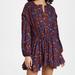 Free People Dresses | Free People Flower Fields Mini Dress In Burgundy Combo Size Xsmall. | Color: Blue/Purple | Size: Xs