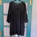 American Eagle Outfitters Dresses | Euc American Eagle A-Line Boho Dress M | Color: Black | Size: M