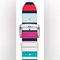 Kate Spade Accessories | Kate Spade New York - Leather Watch Band For Apple Watch 38mm & 40mm - Stripes | Color: Blue/Pink | Size: Os