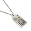 Louis Vuitton Jewelry | Louis Vuitton Louis Vuitton Necklace Triple V Metal Silver Men M00050 | Color: Silver | Size: Os