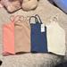 American Eagle Outfitters Tops | American Eagle Tank Tops. Size Medium Peach, Tan, Cream, Blue | Color: Blue/Cream/Tan | Size: M