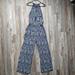 American Eagle Outfitters Pants & Jumpsuits | American Eagle Outfitters / Halter Jumpsuit / Blue & White Paisley / Size: S | Color: Blue/White | Size: Xs