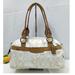 Coach Bags | Coach Penelope Signature Light Gray Canvas Leather Trim Carryall Satchel Bag | Color: Cream/Gray | Size: Os