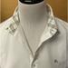 Burberry Tops | Burberry Black Label Women’s Crisp Long Sleeve Collared Shirt W Logo Size 39 (S) | Color: Gray/White | Size: S